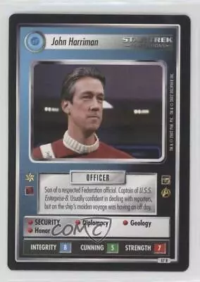 2002 Star Trek CCG: The Motion Pictures Captain John Harriman #57R Af0 • $8.29