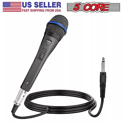 5Core Microphone Dynamic Microfono XLR Audio Cardioid Mic Vocal Karaoke Singing • $10.99