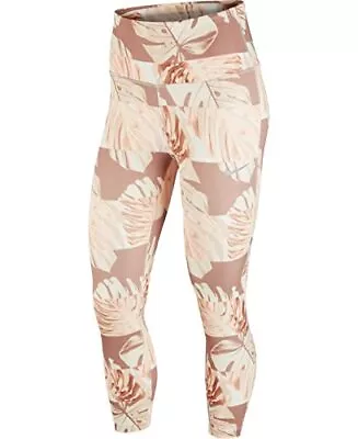 Nike Women's Dri-fit Printed Cropped Legging Sail/Reflective Silver Small • $26.96