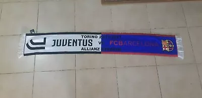 Scarf Juuentus  Vs  Torino 22/11/2017 Allianz Fc Barcelona Barsa Champions Italy • $40