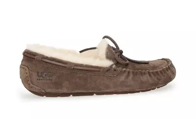 Ugg Dakota Espresso Suede Sheepskin Moccasins Women's Slippers Size Us 5 New • $43