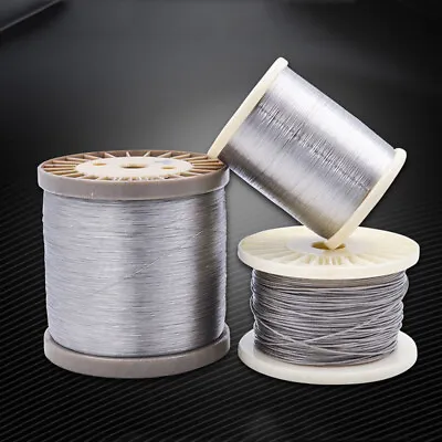 Stainless Steel Wire Rope Metal Cable Rigging 7x7 0.3mm 0.4mm 0.5mm 0.6mm 0.8mm • $7.25