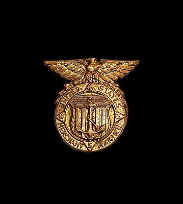 WW2 US Merchant Marines Discharge Lapel Pin • $25