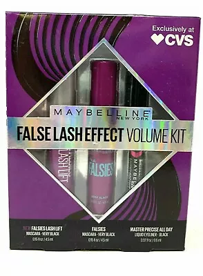 Maybelline False Lash Effect Volume Kit Mascara & Liquid Eyeliner Black CVS  • $6.99