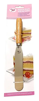 Tala Palette Knife Spreader Icing Baking Cake Decorating Tool Wood Handle - 23cm • £2.79