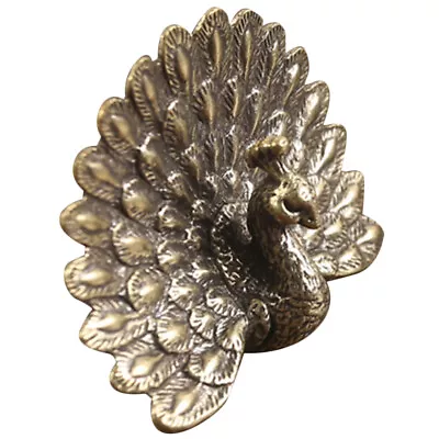  Living Room Decorations For Home Brass Peacock Figure Decorate • $10.58