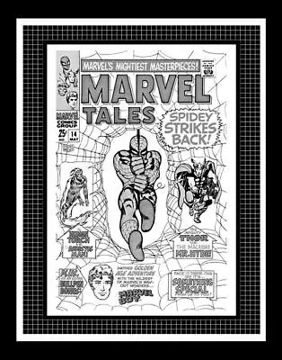 Steve Ditko Marvel Tales #14 Rare Production Art Cover Monotone • $18.95