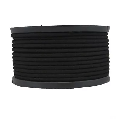 3/8  250 Ft Black Bungee Cord Marine Grade Heavy Duty Tie Down Stretch Band • $109.25