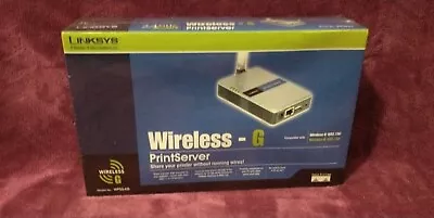 Cisco-Linksys WPS54G Wireless-G 802.11g Print Server NEW SEALED • $49.99