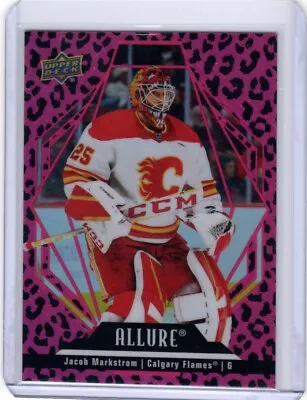 2022-23 Upper Deck Allure #71 Jacob Markstrom Pink Leopard • $8