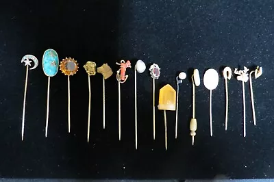 Vintage Antique Lot Of15 Stick Pins • $27