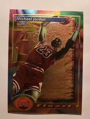 1993-94 Topps Finest Michael Jordan #1 Looks Mint+ • $219