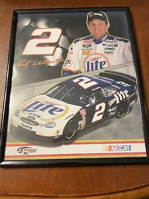 NASCAR Driver Rusty Wallace #2 Framed Picture With Glass • $1.49