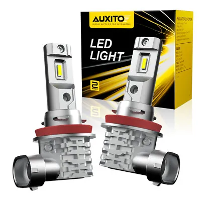 AUXITO H11 H8 H9 LED Headlight Kit High Low Beam Bulbs Super Bright 6500K White • $19.99