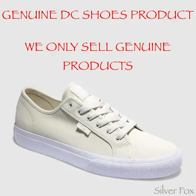 Dc Shoes Manual Le Off White Skate Shoes Sneakers Runners Brand New With Tags • $59.95