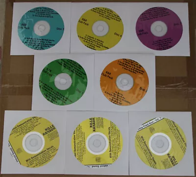 KARAOKE CD+G 8 DISC SET R&B MOTOWN Killer THE DETROIT SOUNDw/Vocal Demo New! • $21.99