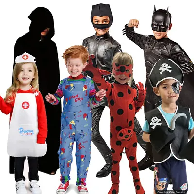 Kids Costume Halloween Dress Up Cloths Cosplay Props Accessories • $16.98