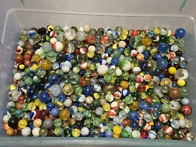 Estate Vintage Antique Marbles Lot 15.13 Lbs • $47