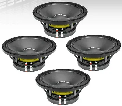 4x PRV Audio 10MB800FT Pro 10  Midbass FORTE Car Audio Speaker 800 Watts 8-Ohms. • $479.64