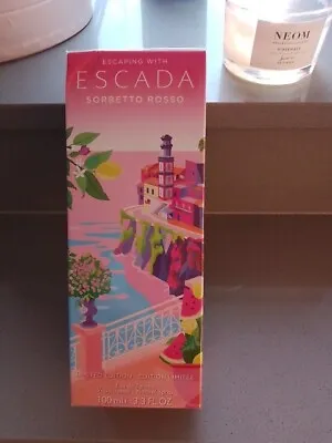 Escada  Sorbetto Rosso Limited Edition 100ml Edt Spray Brand New & Sealed • £19.99