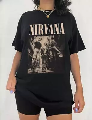 Nirvana Unisex Shirt Vintage Band Tee In Utero Nirvana Tour 90s Shirt • $34.99