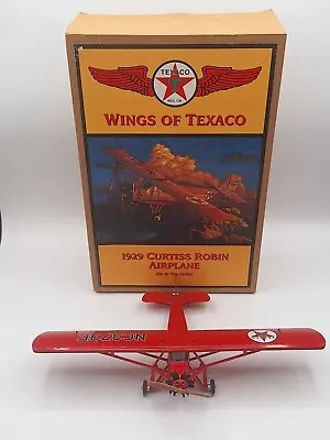 Vnt Diecast Wings Of Texaco -  1929 Curtiss Robin Airplane - 6th In The Series • $15.99