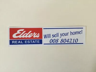 Sticker - Elders Real Estate - 1980's • $8.50