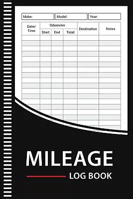 Mileage Log Book: Auto Mileage Journal Odometer Tracker Logbook Truck And Car • $9.33