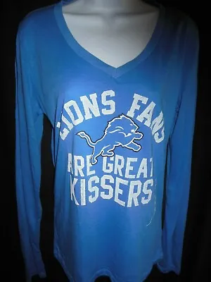$13.99 • Buy Detroit Lions NFL Women's L/S Shirt By Pink Victoria's Secret Size Medium