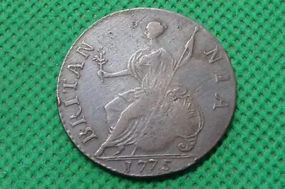 George Iii  Half-penny  1775   (j123) • £4.99
