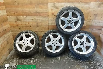 02-04 Mercedes-Benz W209 W208 W124 W170 W140 W129 AMG 5 SPOKE 17  WHEEL SET OEM • $1260