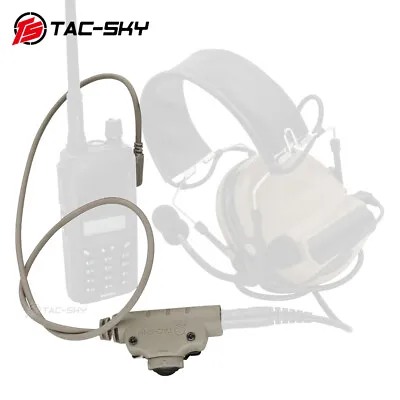 TS TAC-SKY U94 V2 PTT Adapter For Tactical Headphones DE • $60.99