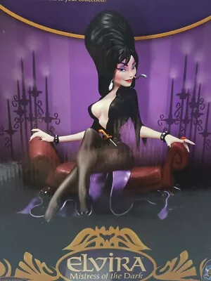 Sideshow Elvira Tooned Up Maquette Statue EXCLUSIVE #14/250 BRAND NEW! Perfect! • $1299.99