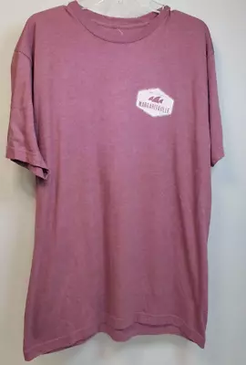 Jimmy Buffet's Margaritaville Mens T Shirt Heather Cassis / Mauve Size XL NWT • $22