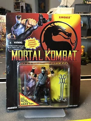 Mortal Kombat Fighter Smoke Action Figure Vintage 1994 Hasbro • $142.46
