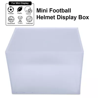 Mini Football Helmet Display Box Case Empty Container USA • $18.77