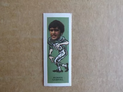 1974 Nabisco Sugar Daddy Football Roman Gabriel #4 Philadelphia Eagles Card • $3.49