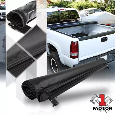 Short Bed Truck Tonneau Cover 6.8Ft Soft Roll-Up For 17-19 F250/F350 Super Duty • $150.88