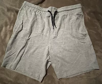 George Size M 32-34 Gray Above The Knee Super Soft Knit Shorts Mens • $5