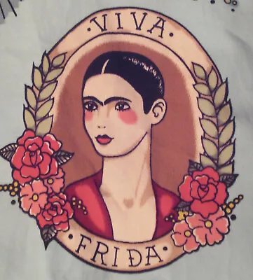 Queen Of Holloway Frida Kahlo Retro A-Line Dress Size LARGE Or MEDIUM • $39.95