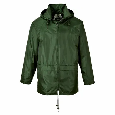 Portwest O Gr Classic Rain Jacket Waterproof Durable Sealed Seams S-5xl Us440 * • $25.24