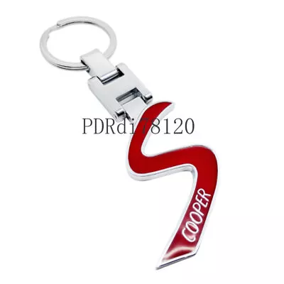 Metal COOPER S DECAL Car Keyring Keychain Key Chain Key Holder For MINI JCW R56 • $9.96