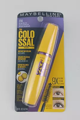 Maybelline The Colossal Mascara Instant Big Volume 9x Volume 230 Glam Black • $11.95