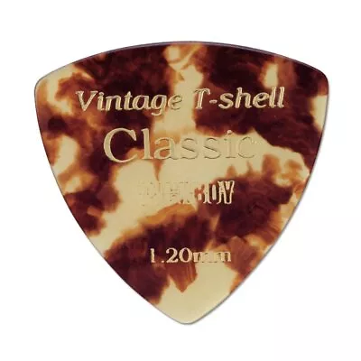 Vintage Pick Classic T-Shell Triangle Cellulose 1.20mm 10 Picks • $28.47