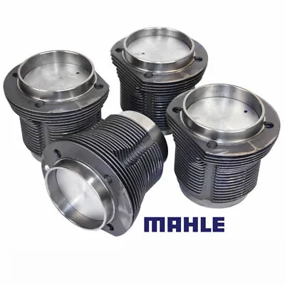VW Air Cooled 1600cc Mahle Cast Pistons & Cylinders 85.5MM X 69MM Set Of 4 • $239.99