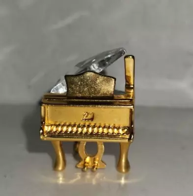 Swarovski Crystal Memories Gold Miniature Grand Piano • $19.99