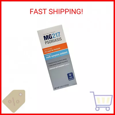 MG217 Multi Symptom Relief 2% Coal Tar Medicated Psoriasis Ointment Oz Jar 4 Oz • $13.79