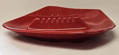 $11.99 • Buy Vintage Ashtray California Pottery USA #772 Red Large 13 X 13 One Chip