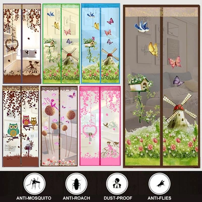 £7.99 • Buy Magic Door Screen Magnetic Mesh Net Anti Mosquito Insect Fly Bug Guard Curtain