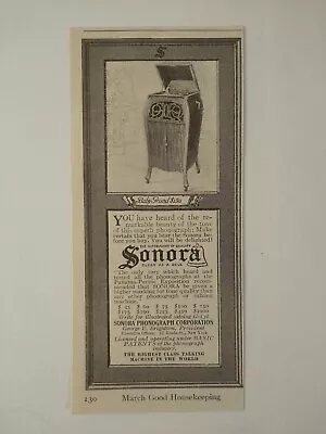 1917 Sonora Phonograph / Coston's Crab Flakes Hampton VA Vintage Print Ad • $7.95